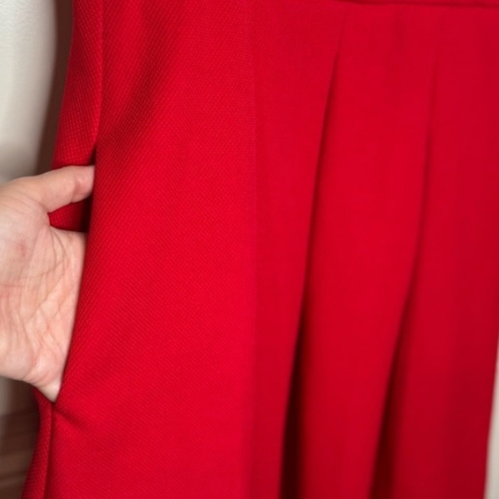 Betsey Johnson Red Cutout Mini skater Dress - Picture 4 of 8